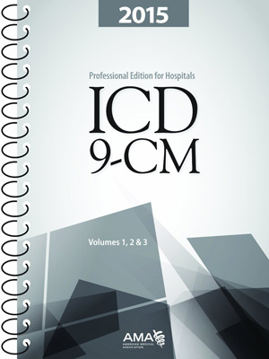 Hospital ICD-9-CM 2015 Volumes 1, 2, 3 Full-Size Spiral Book Cover